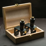 Sherwood Magnetic Blade Setting Jig shown in use on a thicknesser or jointer cutterhead