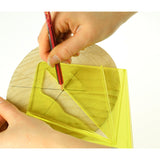 Woodworking Centre Finder for Squares & Rounds Up to 8in - Easy-to-use tool for locating centers on various stock shapes