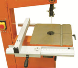 Sherwood Bandsaw Rip Fence System on Australian woodworking tools store - angled view showcasing unique extruded front rail for precise cuts