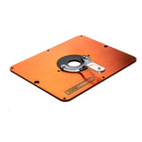 Sherwood Router Table with Aluminium Mounting Plate, side view