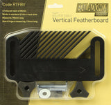 Sherwood Universal Vertical Featherboard in action on a woodworking table