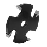 Torquata 3.2mm Slot Cutter Router Bit Blades on timber surface, showing precise cutting edge