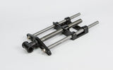 Torquata Small Front Vice Screw 210mm Capacity, sturdy cast iron plate mounted beneath workbench edge for woodworking projects