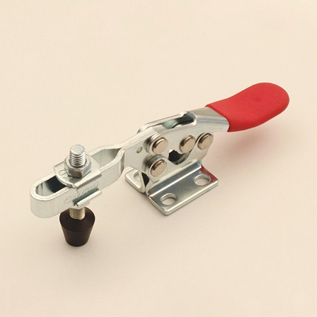Horizontal Toggle Clamp for woodworking and metalworking tasks, 65mm reach, versatile clamping solution