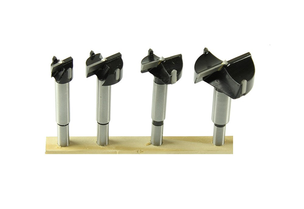 Torquata Tungsten-Carbide Forstner Boring Drill Bit in action drilling into hardwood