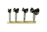 Torquata Tungsten-Carbide Forstner Boring Drill Bit in action drilling into hardwood