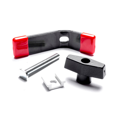 Torquata Small Hold-Down Clamp for T-Track Workholding - Secure workpiece fastening with durable steel construction