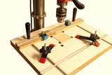 Torquata Small Hold-Down Clamp on T-Track workholding, ideal for securing workpieces in jigs or shop fittings. Made from sturdy 6x25mm plate steel