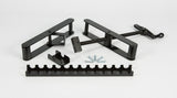 Australian-made Torquata 4-Way Panel Clamp Hardware for single clamp, showing sturdy construction and adjustable grip