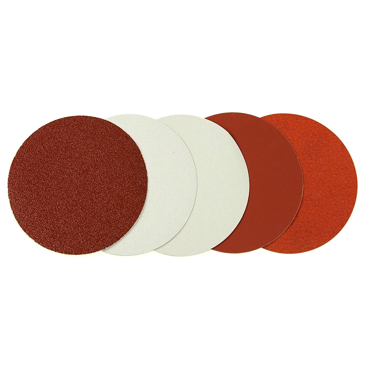 150mm Hook & Loop Sanding Discs compatible with bench-top sanders, like Sherwood model in image