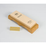 King Bench Waterstone Superfine 8000 Grit with Base on stand, ideal for chisels and plane blades