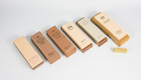 King Bench Waterstone Superfine 8000 Grit with Base on stand, top-quality abrasive for chisels and plane blades