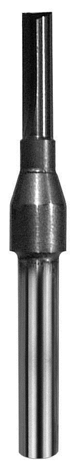 Solid Carbide 4.8mm Router Bit on White Background