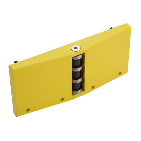 Magswitch Magnetic Resaw Roller Fence Guide in action for precise cutting and fine veneers
