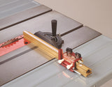 Incra Aluminium Fence Track T-Slot with mounting hardware for precise woodworking