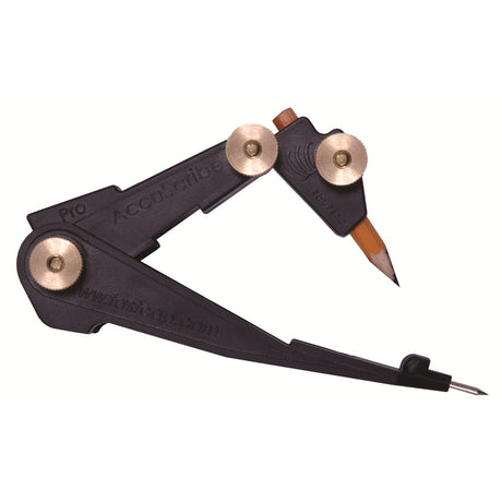 FastCap AccuScribe Pro Scribe tool marking trim on kitchen cabinets