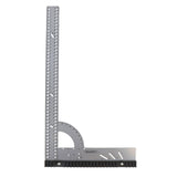 Milescraft Framing Square Metric carpentry tool with built-in protractor for accurate angle measurements