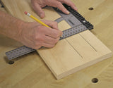 Milescraft Carpenter's Framing Square Metric for woodworking and carpentry projects. Easy protractor readout for measuring angles