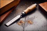 Narex Bevel Edge Cabinet Chisels with Hooped Ash Handles in Australian woodworking tools store