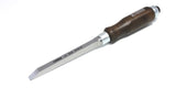 Narex Mortice Chisels with Hooped Handles, forged from chrome-manganese steel, accurately ground blade