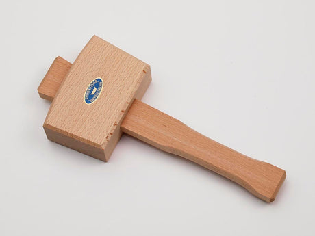 Crown Carpenter's Mallet made of premium Beech wood, with a 290mm handle and 115mm block head