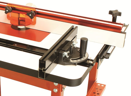 Sherwood Mitre Guide for Router Tables Aluminium Sub-Fence T-channels protractor detail