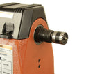 Baladonia 2MT Crown Spur Drive Centres in use on spindle woodworking project