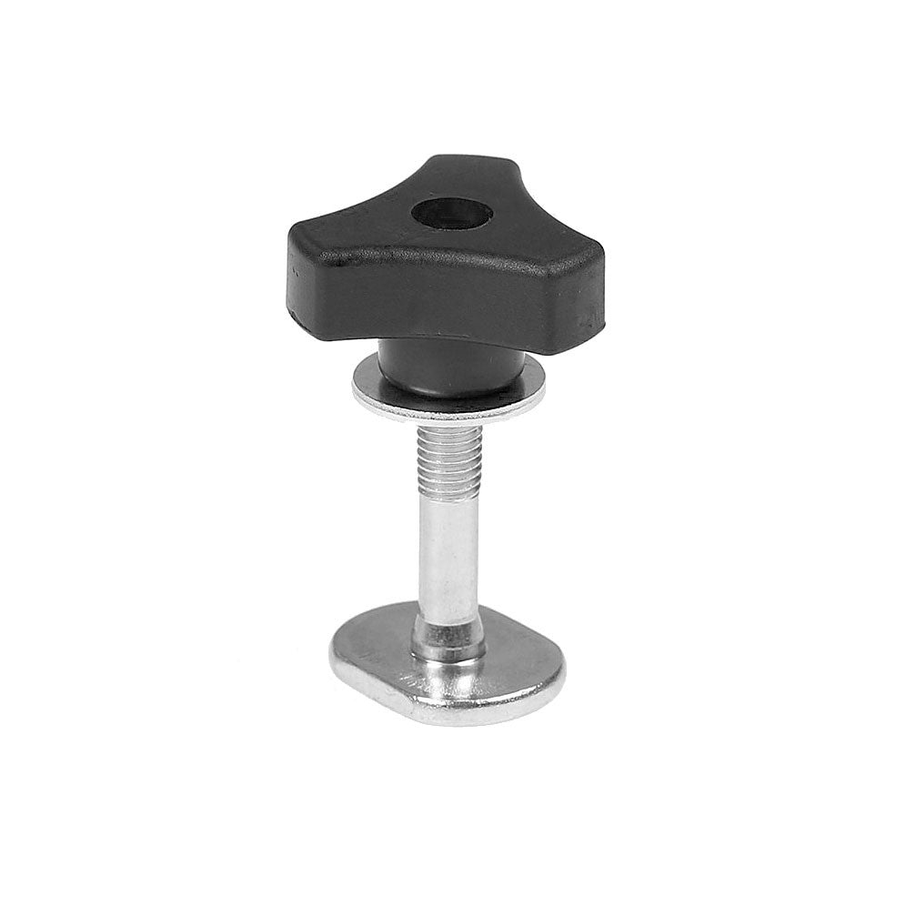 Torquata Mitre Bolts for 19mm 3/4in Mitre Track fitting securely in woodworking jig setup