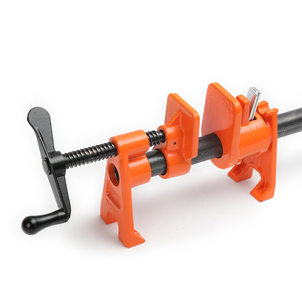 Pony Jorgensen 3/4in Pro Pipe Clamp Fixture - Ideal for woodworking and metalworking projects