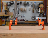 Pony Jorgensen Extended Foot Pipe Clamp securely mounted on 3/4in pipe