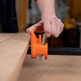 Pony Jorgensen 3/4in Extended Foot Pipe Clamp mounted on 2100mm pipe