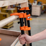 Pony Jorgensen Extended Foot Pipe Clamp securely fixed on 2100mm 3/4in pipe
