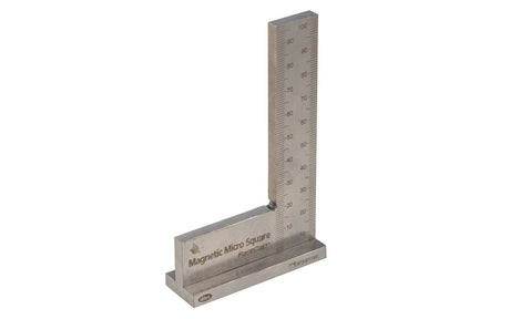 FastCap Magnetic Micro Engineer's Square in use on a table saw for precise adjustments