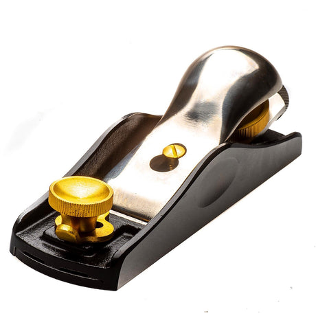 Luban Low Angle Knuckle Cap Block Plane showcasing fine craftsmanship from Stanley's design roots