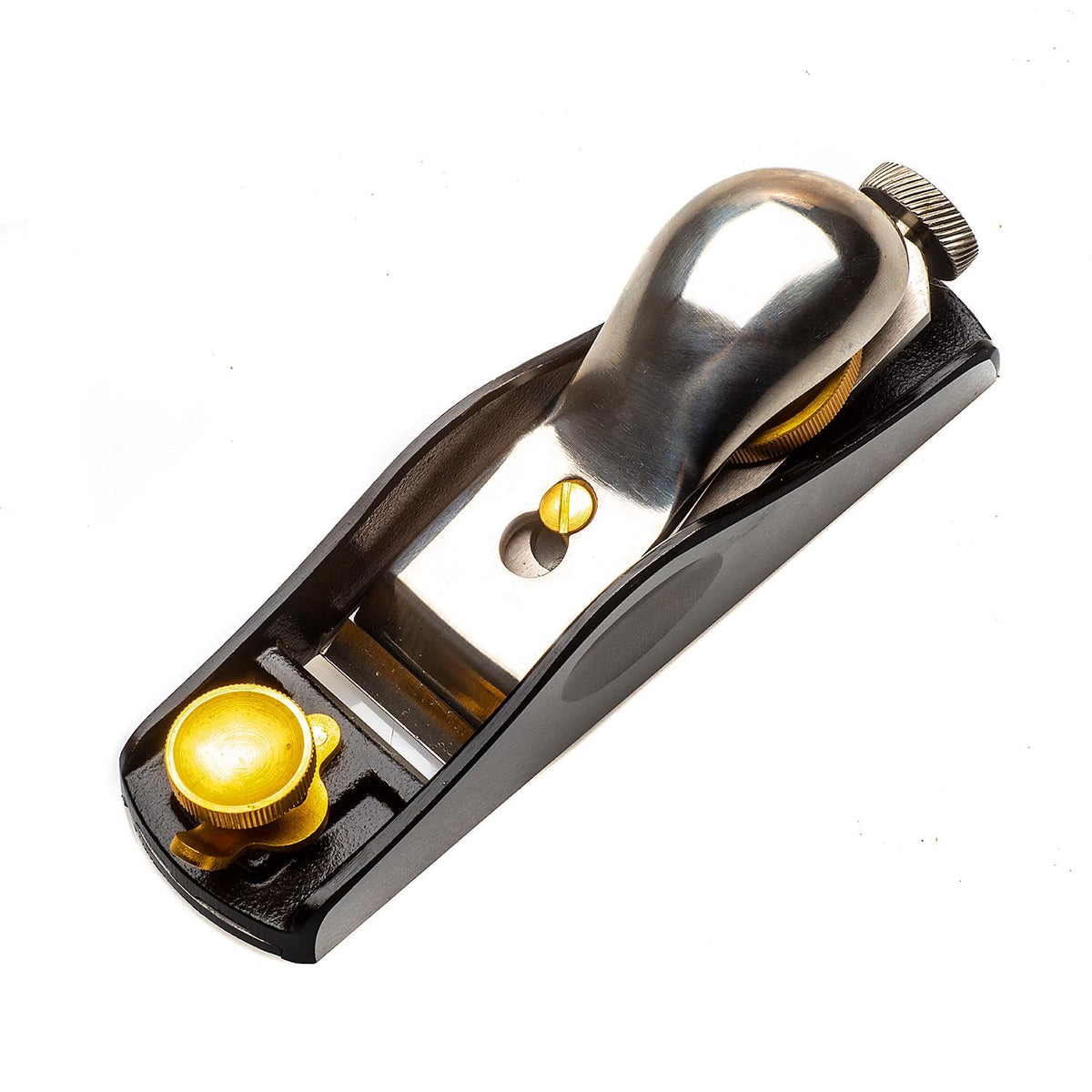 Luban Low Angle Knuckle Cap Block Plane showcasing precision woodworking design
