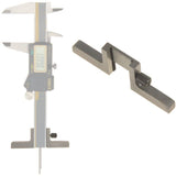 iGaging Depth Measuring Base attachment for Vernier Calipers, stainless steel thumbscrew locking mechanism