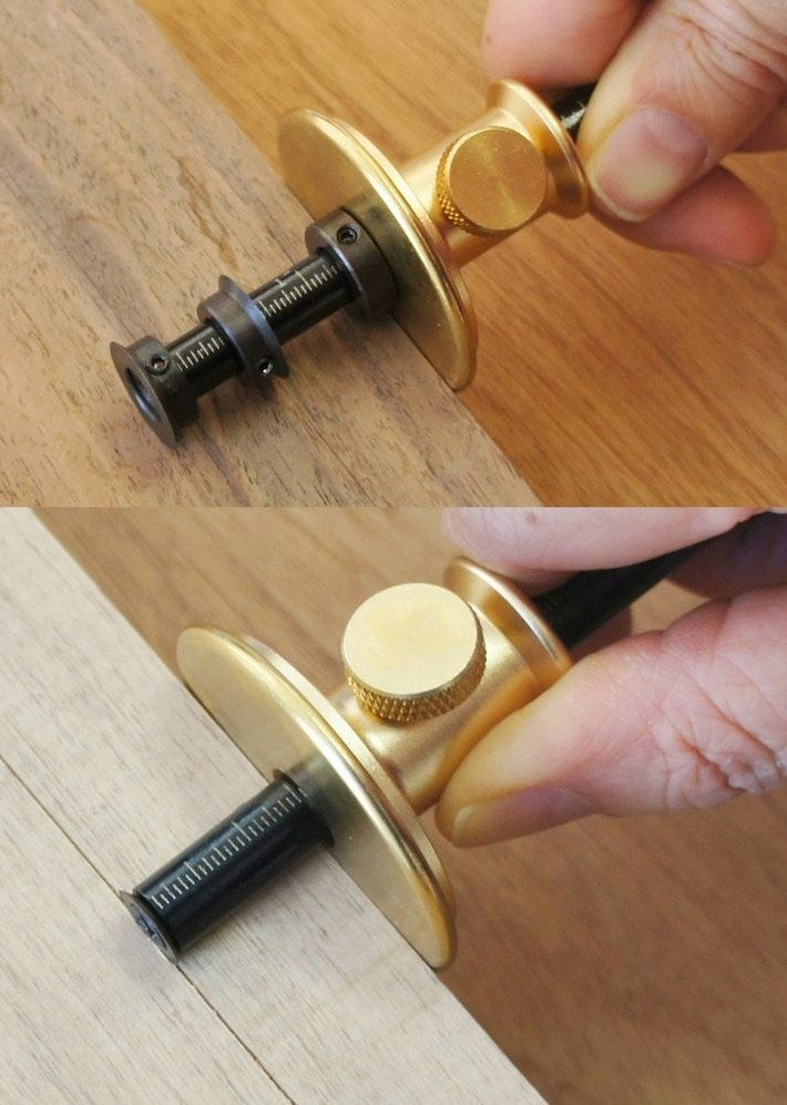 iGaging Wheel Marking and Mortice Gauge with 150mm Capacity - Versatile woodworking tool for precise marking and layout tasks