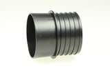 Sherwood 4in Threaded Hose Splice Connector for Dust Extraction in use on woodworking tool