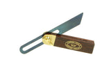 Crown Sliding Bevel 100mm Blade with Rosewood & Brass Handle, Australian woodworking tool craftsmanship