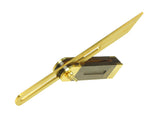 Crown Sliding Bevel 230mm Brass Blade and Rosewood Handle, angled view