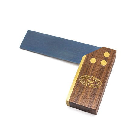 Crown Mini Try Square with Rosewood & Brass detail for woodworking projects