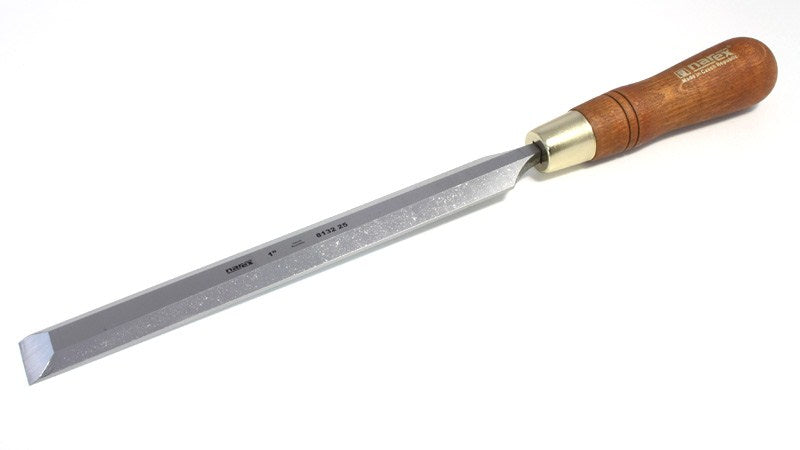 Narex Paring Chisels 245mm Blade with bright brass ferrules and sturdy handles