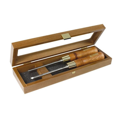 Narex Skew Paring Chisel Set in Wooden Case - Sizes Available