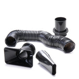 Sherwood Hold Tite 2 1/2in Hose Dust Extraction Kit components displayed on a workbench