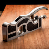 Large shoulder hand plane by Luban for heavy-duty woodworking, 210 x 25.4mm sole size