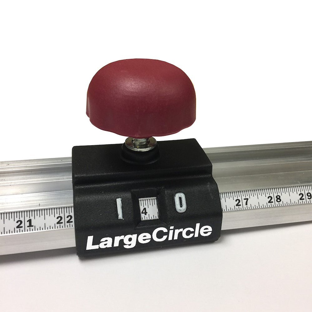 Milescraft Circle Cutting Guide for Plunge Routers - Easy circle cutting with TurnLock™ base plate. Imperial & metric scales
