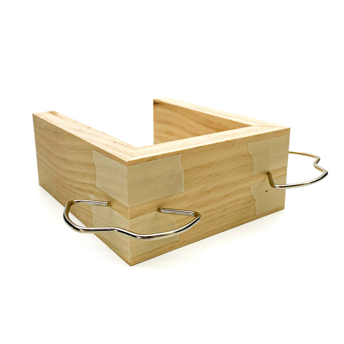 Torquata Mitre Spring Clamp Set with spreader and four sizes for easy corner clamping in woodworking