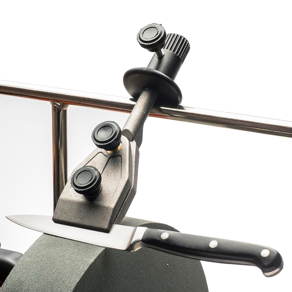 Sherwood Short Knife Jig for 12mm support bars, ideal for sharpening kitchen knives on wet stone grinders
