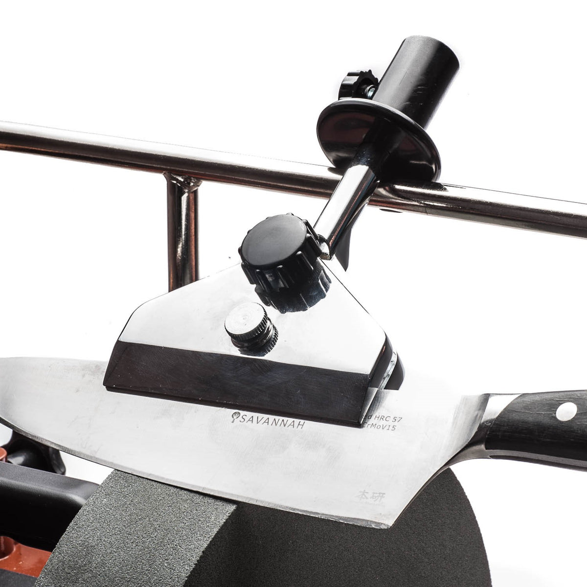 Sherwood Long Knife Clamping Jig for 12mm Support Bars - Securely sharpen long filleting knives
