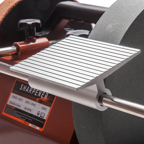 Sherwood Whetstone Grinder Tool Rest creating stable platform for sharpening tools, suits 12mm Support Bars